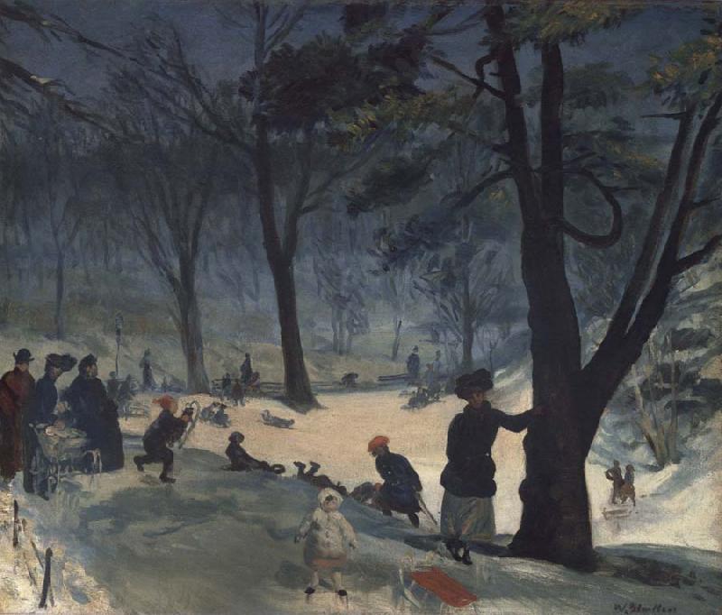 William Glackens Central Park China oil painting art